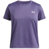 Under Armour Girls T-Shirt Tech S/S Purple Luxe/White