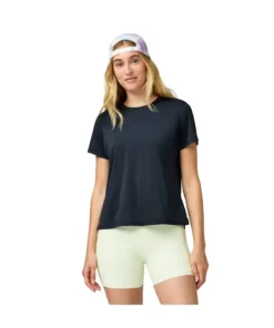 Brooks Womens T-Shirt Dash Short Sleeve Black