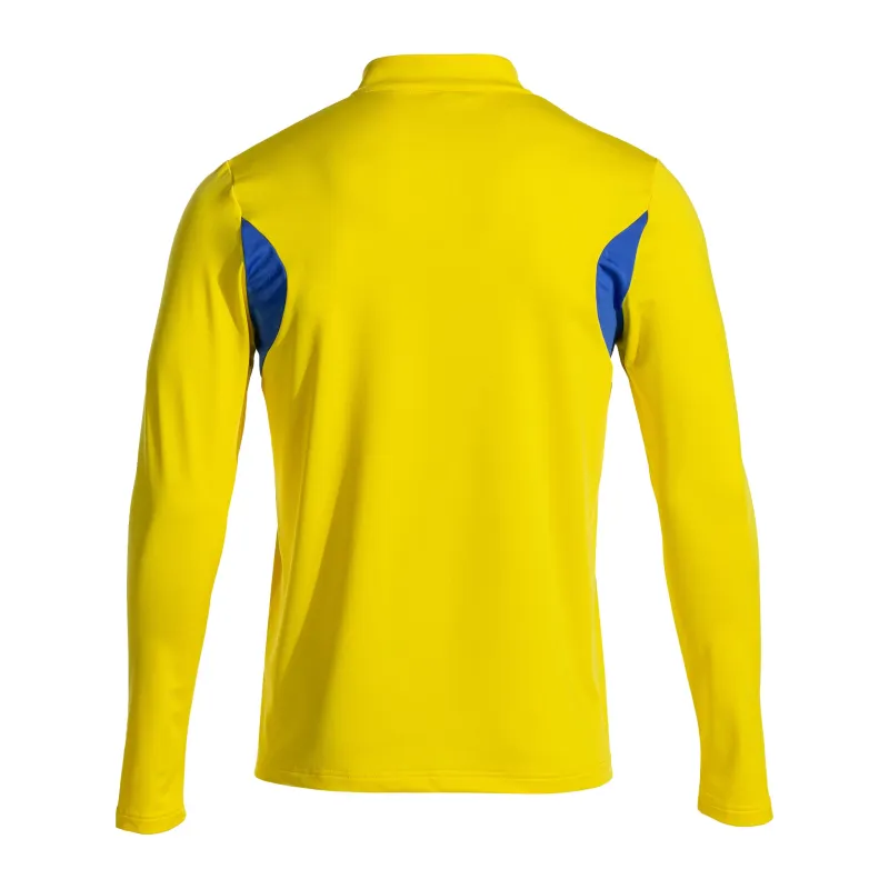 Joma Winner III Half Zip Midlayer: Yellow/Royal Blue - Image 2