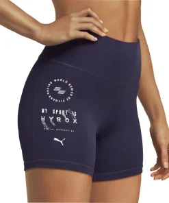 Puma X HYROX Essentials Womens Short Running Tights - Purple