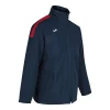 Joma Trivor Fleece Lined Rain Coat: Navy/Red