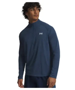 Under Armour Mens 1/4 Zip Wham Blue/White