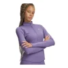 Under Armoour Womens Half Zip Purple Luxe/White