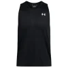 Under Armour Mens Tank Top Tech Black/White