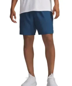 Under Armour Mens Shorts Tech Woven Wordmark Wham Blue/White