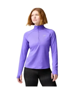 Brooks Womens Half Zip Dash 3.0 Violet