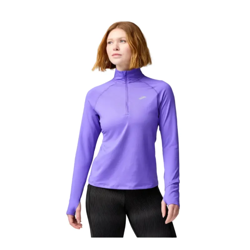 Brooks Womens Half Zip Dash 3.0 Violet
