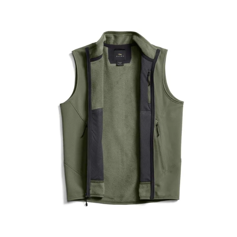 Sitka Alpha Fleece Vest - Olive Green - Image 3