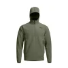 Sitka Alpha Fleece Hoodie - Olive Green