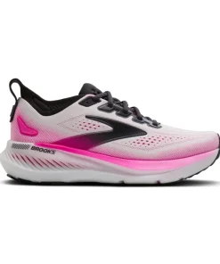 Brooks Womens Trainer Glycerin GTS23 White/Phantom/Cyber Pink
