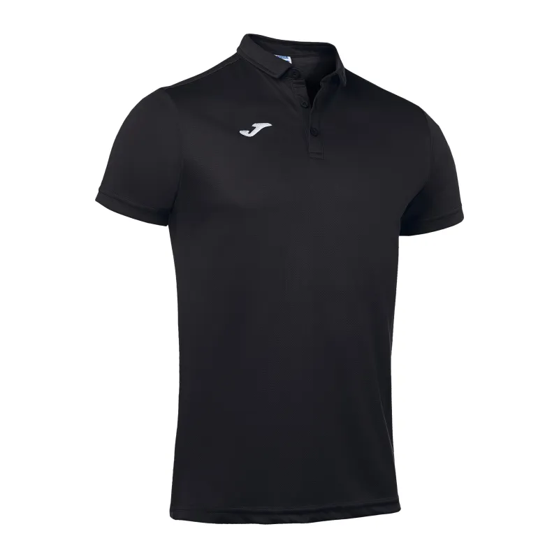 Joma Hobby Junior Polo Shirt: Black