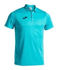 Joma Hobby Junior Polo Shirt: Fluor Turquoise