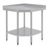 Vogue Vogue Stainless Steel Corner Table 600mm