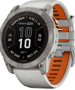 Garmin Fenix 7X Pro Sapphire Solar HRM With GPS Multisport Watch - Grey