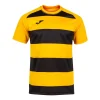Joma Pro Rugby II S/S Junior Rugby Shirt: Yellow/Black