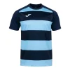 Joma ProRugby II S/S Rugby Shirt: Navy/Sky Blue