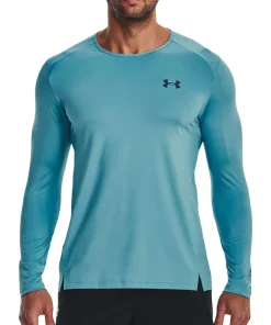 Under Armour Print Long Sleeve Mens Training Top - Blue