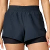 Brooks Dash 2 In 1 Womens Running Shorts - Black