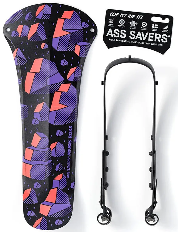 Ass Savers Win Wing MTB Rear Mudguard - Roks