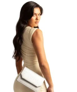 Lunar Womens Clutch Bag Rihanna Silver