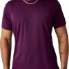 Brooks Dash Short Sleeve Mens Running Top - Purple