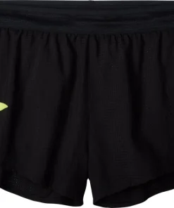 Brooks Pro Kit Split Mens Running Shorts - Black