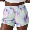 Brooks Dash Printed Womens Running Shorts - Purple