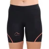 More Mile Compression Womens Short Running Tights - Black