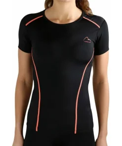 More Mile Compression Short Sleeve Womens Top - Black