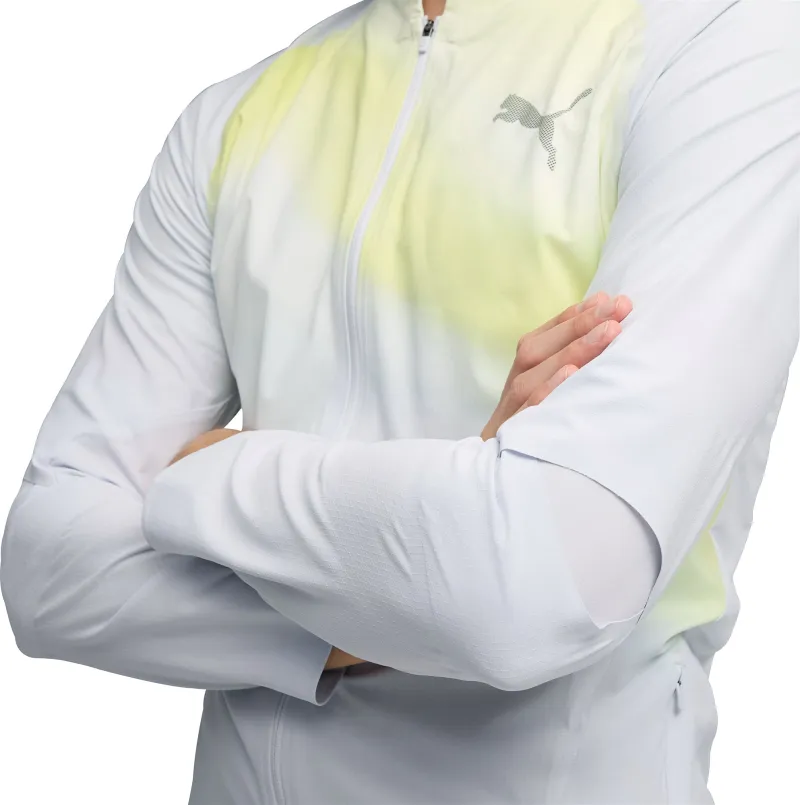 Puma LightSpeed Ultraweave Graphic Mens Runninacket - Grey - Image 3