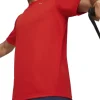 Puma Performance Short Sleeve Mens Training Top - Red