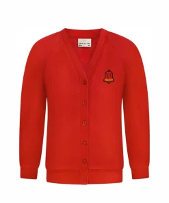 Claytons School Cardigan: Red