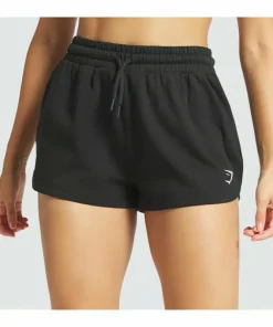 Gymshark Graphic Womens Training Shorts - Black