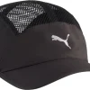 Puma 5 Panel Short Visor Running Cap - Black