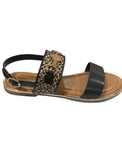 Valentino Conte Womens Sandal 6W9967-9 Black