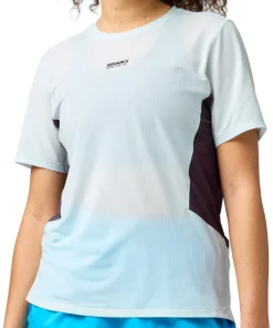 Brooks High Point 2.0 Short Sleeve Womens Running Top - Blue