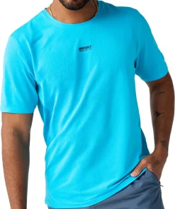 Brooks High Point 2.0 Short Sleeve Mens Running Top - Blue