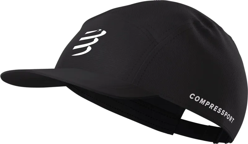 Compressport 5 Panel Running Cap - Black