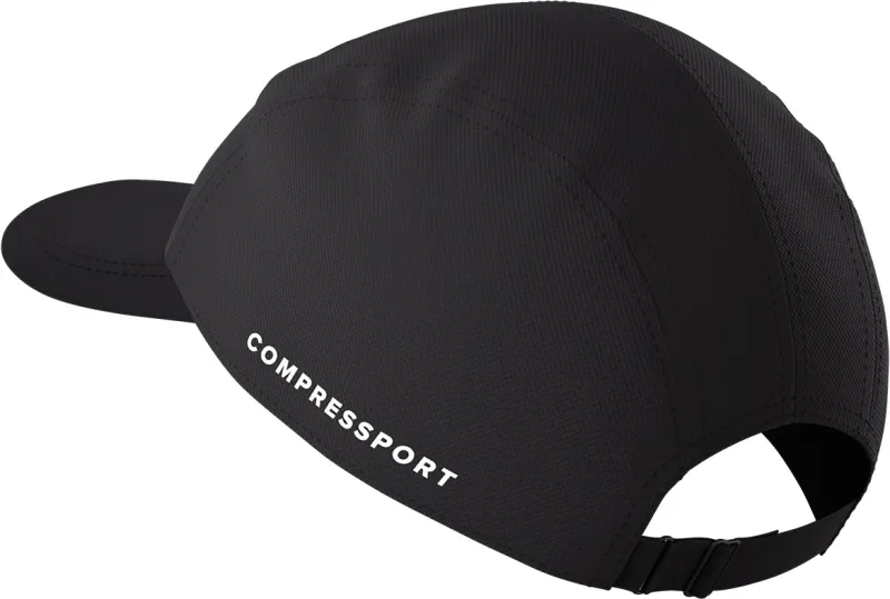 Compressport 5 Panel Running Cap - Black - Image 2