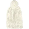 Puma Big Pom Pom Womens Beanie Hat - White