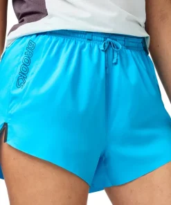Brooks Cascadia Womens Running Shorts - Blue