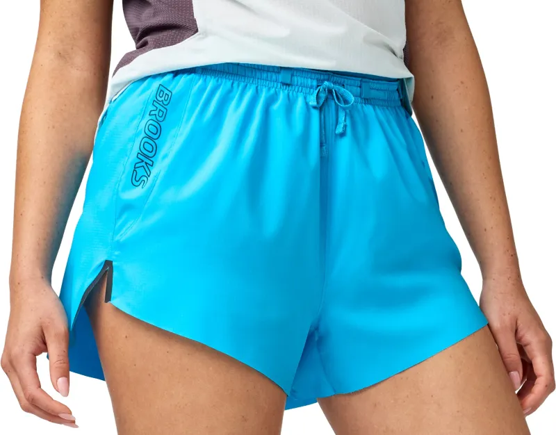 Brooks Cascadia Womens Running Shorts - Blue