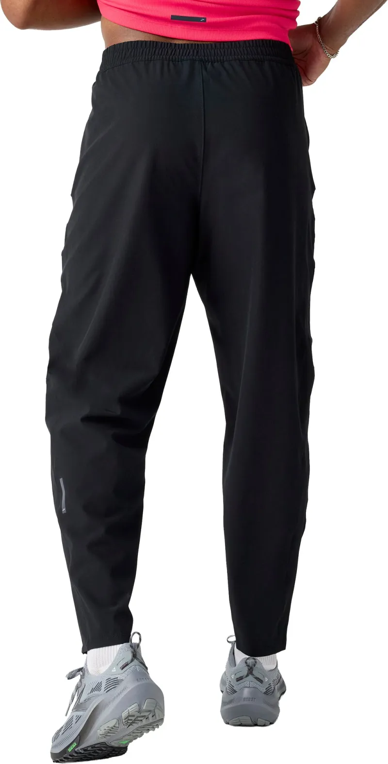 Brooks Canopy Mens Running Track Pants - Black - Image 2