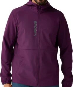 Brooks Canopy Mens Running Jacket - Purple