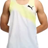 Puma LightSpeed UltraWeave Graphic Mens Running Vest - Grey