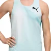 Puma LightSpeed UltraWeave Graphic Mens Running Vest - Green