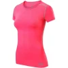 TCA Pro Performance Womens Short Sleeve Baselayer Running Top - Pink