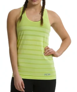 TCA QuickDry SuperKnit Womens Running Vest Tank Top - Green