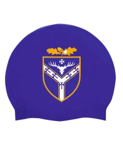Forest School Silicone Swim Cap: Navy
