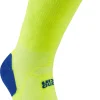 Hilly Marathon Fresh Crew Running Socks - Yellow